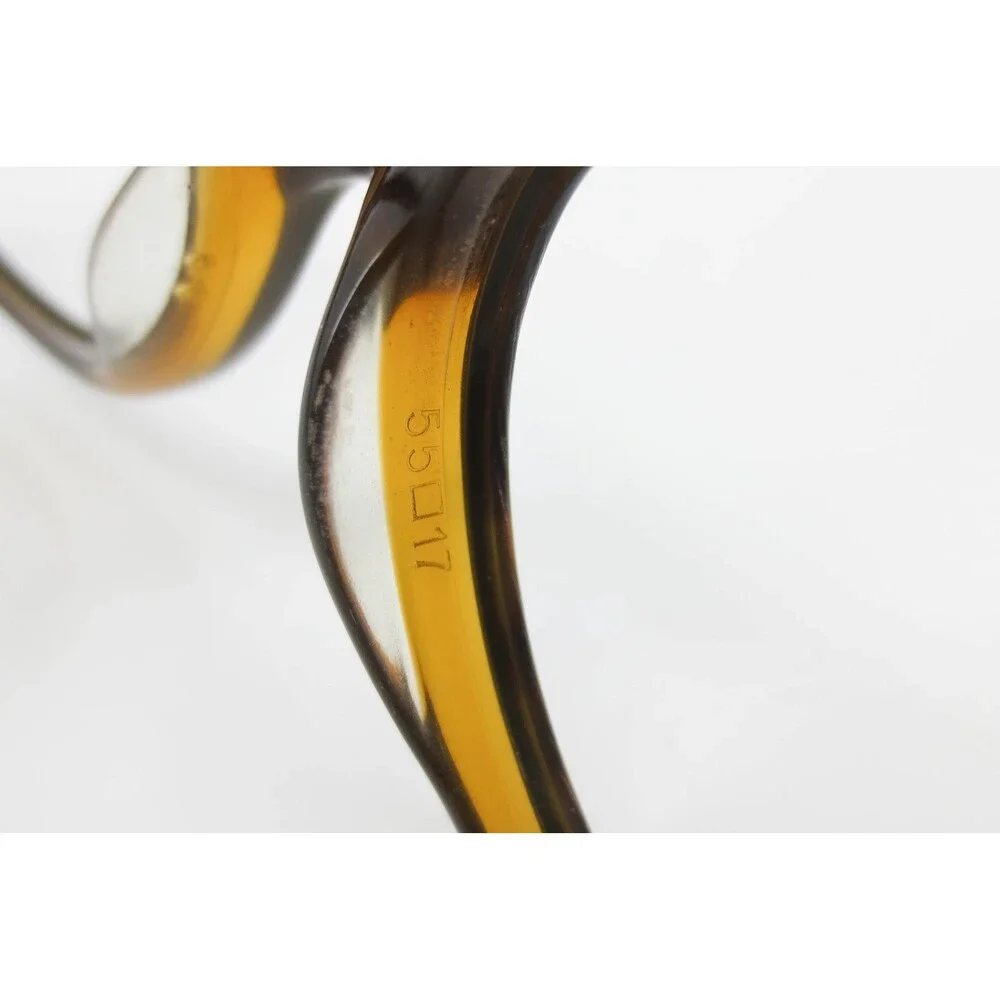 Kate Spade JRTF GN Tortoise Amber Oval Cat Eye Eyeglasses Frames 55-17-135 Brown